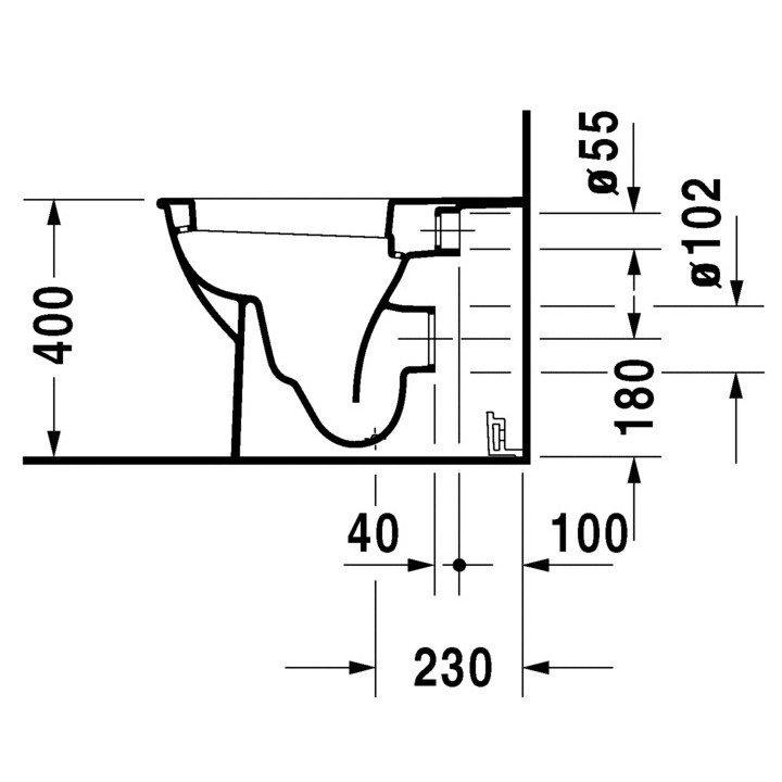 Miska Duravit Darling New wisząca lejowa, stojąca- sanitbuy.pl