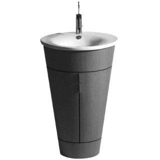 Umywalka meblowa, Duravit Starck 1, śr. 580 mm, 1-otworowa, Biały Alpin- sanitbuy.pl