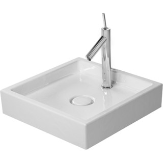 Umywalka Duravit Starck 1 szlifowana, stawiana na blacie, 470x470mm, jednootworowa, Biały Alpin- sanitbuy.pl