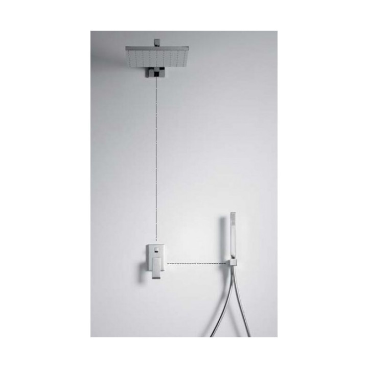 Zestaw natryskowy Cuadro-Tres z baterią podtynkową- sanitbuy.pl