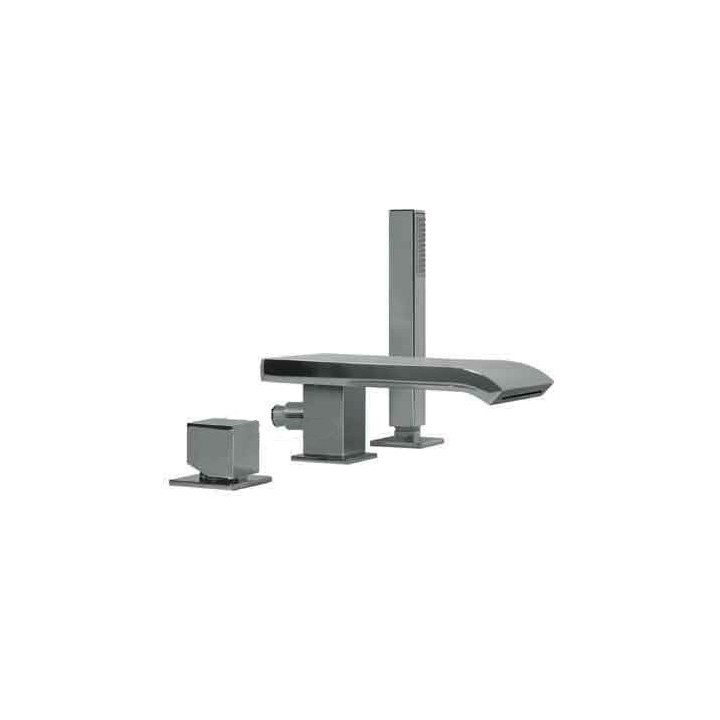 Bateria Cuadro-Tres wannowa trzyotworowa- sanitbuy.pl