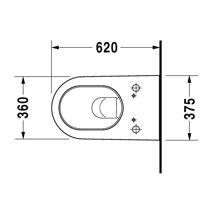 Miska Duravit Starck 2 wisząca- sanitbuy.pl