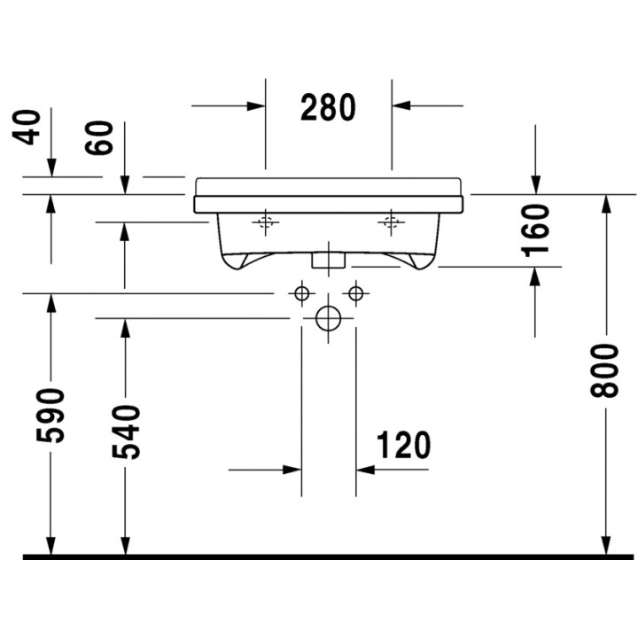 Umywalka Vital Duravit Starck 3- sanitbuy.pl