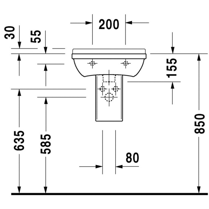 Umywalka  Duravit Starck 3- sanitbuy.pl