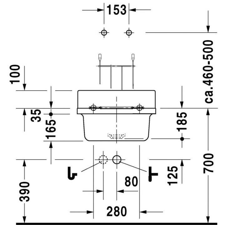 Umywalka  Duravit Starck 3- sanitbuy.pl