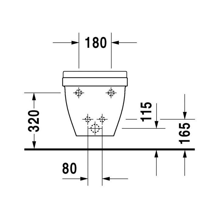 Bidet Duravit Starck 3 wiszący- sanitbuy.pl