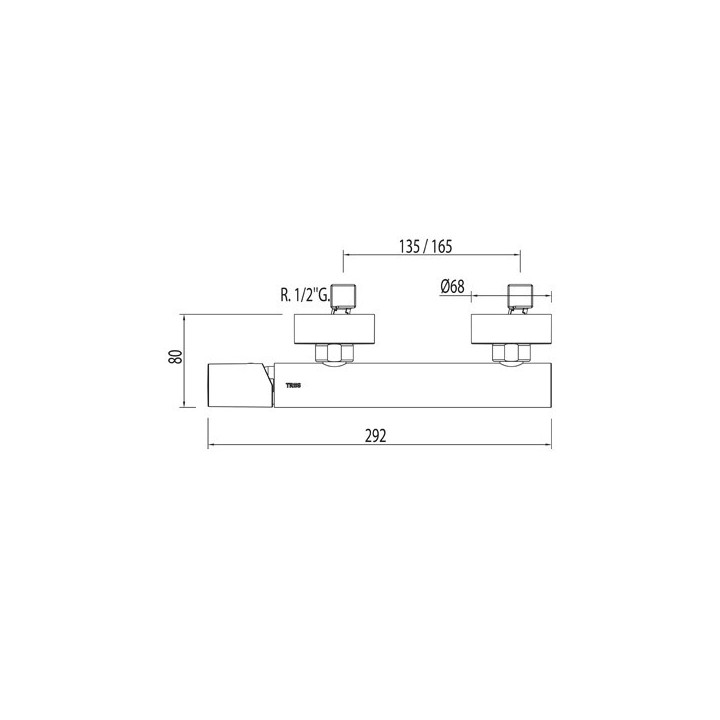 Bateria Max-Tres natryskowa- sanitbuy.pl