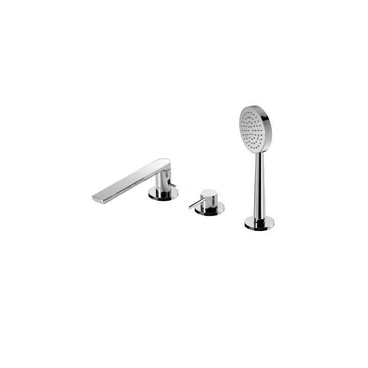 Bateria Tres Alplus wannowa trzyotworowa, wylewka 220 mm- sanitbuy.pl