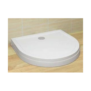 Brodzik Dolphi Radaway Delos P z obudową 100x90 cm półokrągły- sanitbuy.pl