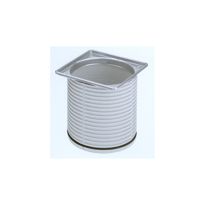 Nasadka do kratki Viega Visign z ramką że stali nierdzewniej 100x100 mm- sanitbuy.pl