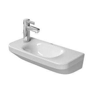  Umywalka Duravit DuraStyle, mała, 500x220 mm, bez otworu na baterię, Biały Alpin- sanitbuy.pl