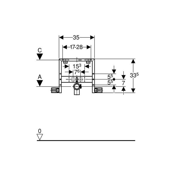 System podtynkowy Geberit Kombifix do umywalki- sanitbuy.pl