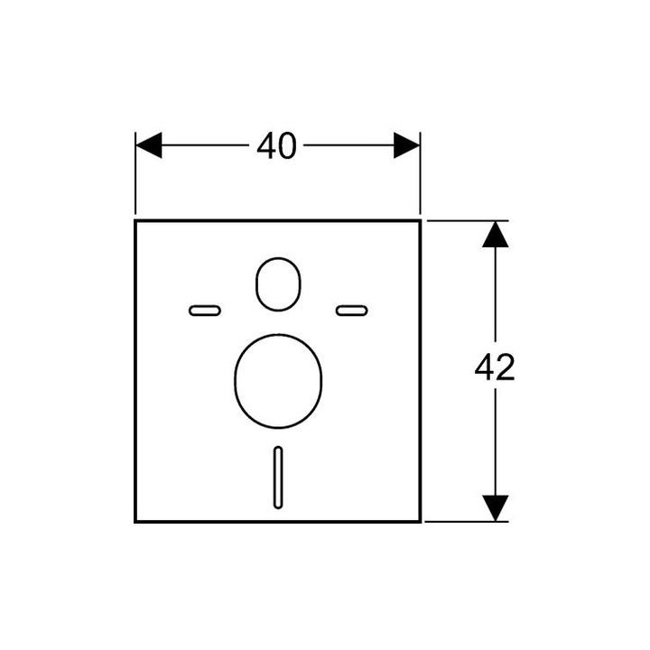 Zestaw  Geberit do izolacji akustycznej muszli wiszącej i bidetu- sanitbuy.pl