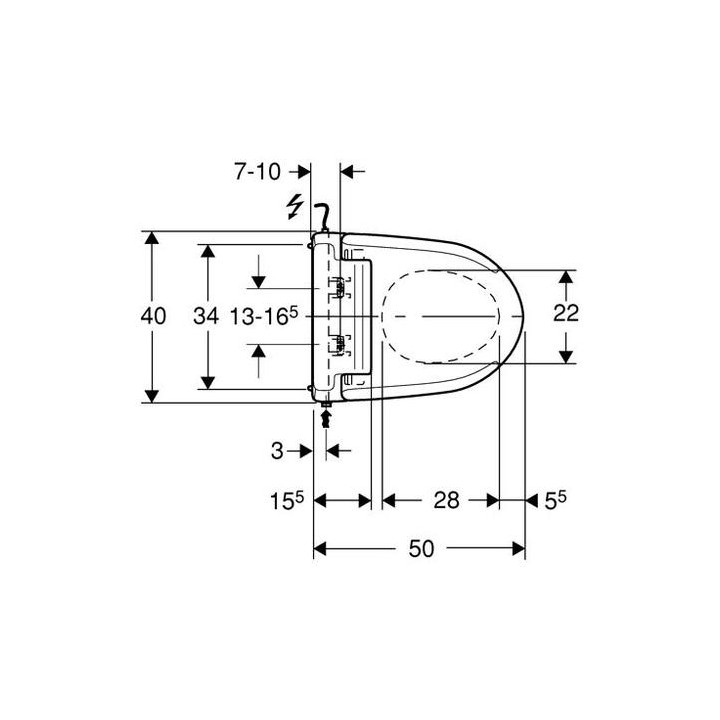 Aquaclean 4000 Geberit - deska WC z funkcją podmywania- sanitbuy.pl