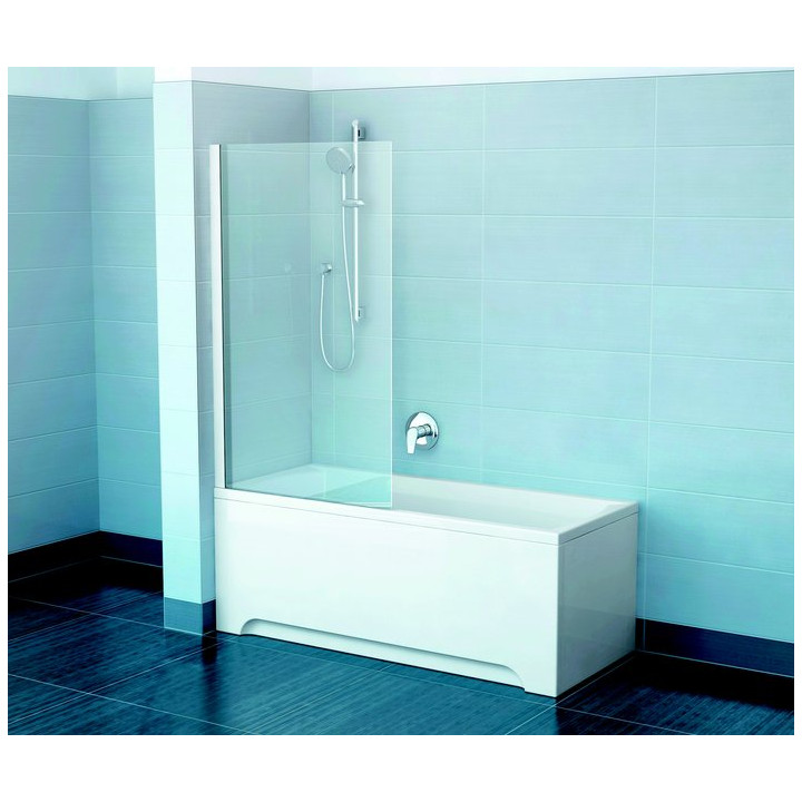 Ścianka wannowa Ravak PVS1-80 Satyna + Transparent- sanitbuy.pl