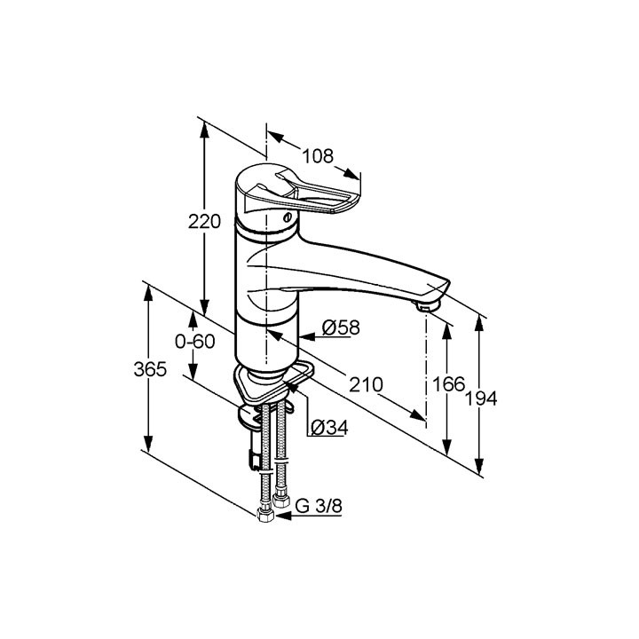 Jednouchwytowa bateria kuchenna DN 10 Kludi MX- sanitbuy.pl
