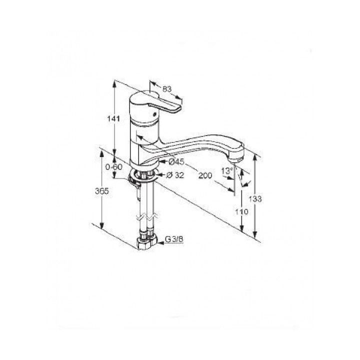 Jednouchwytowa bateria kuchenna DN 10 Kludi Logo Neo- sanitbuy.pl