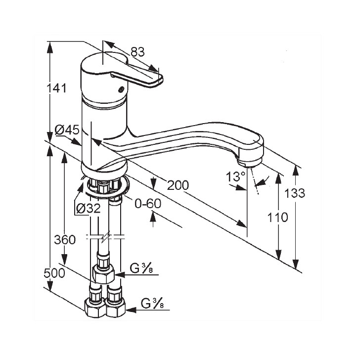 Jednouchwytowa bateria kuchenna DN 10 Kludi Logo Neo- sanitbuy.pl
