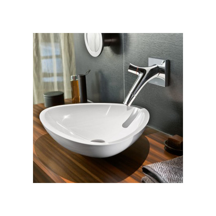 Bateria umywalkowa ścienna AXOR Strack Organic- sanitbuy.pl