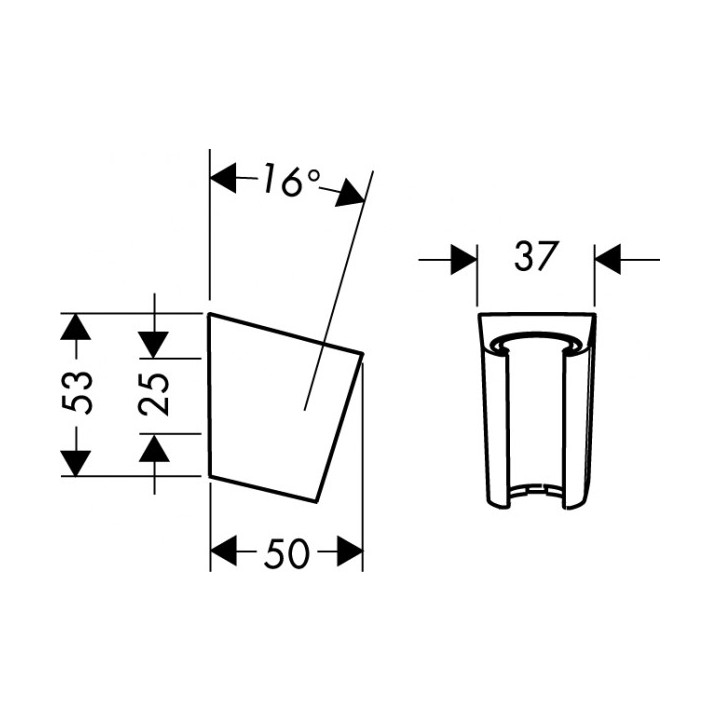 Uchwyt prysznicowy Porter- sanitbuy.pl