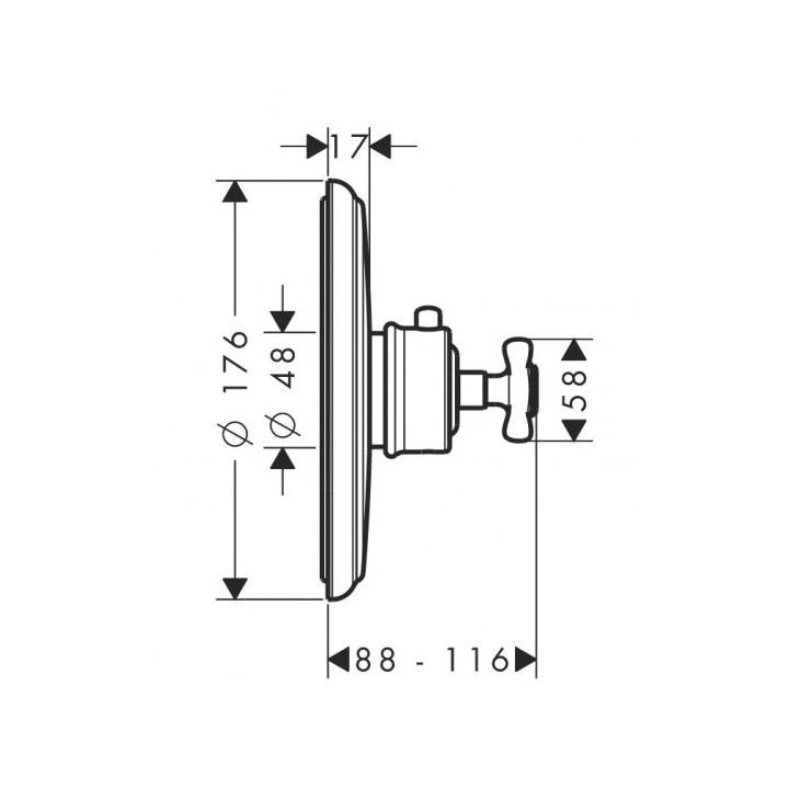 Bateria termostatyczna Axor Montreux podtynkowa- sanitbuy.pl