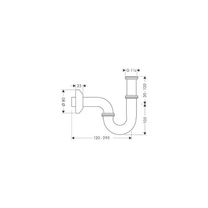 U-syfon Hansgrohe 1 1/4- sanitbuy.pl