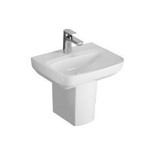 Półpostument Villeroy & Boch Metric Art, Biały Alpin Ceramicplus- sanitbuy.pl