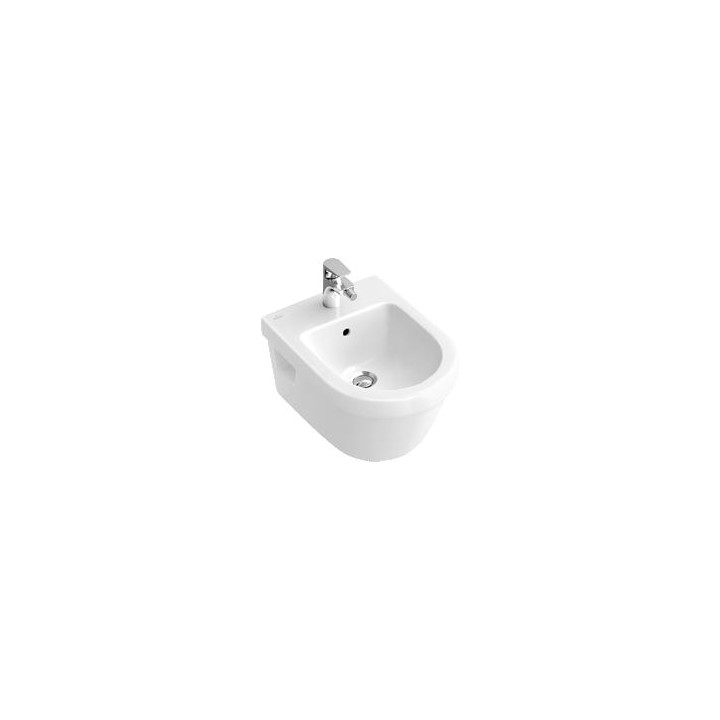 Bidet wiszący Villeroy & Boch Omnia Architectura, 370x530 mm, Biały Alpin Ceramicplus, 1-otworowy, z przelewem- sanitbuy.pl