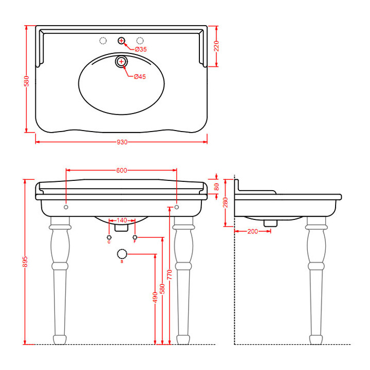 Umywalka  Artceram Hermitage 68x55cm- sanitbuy.pl