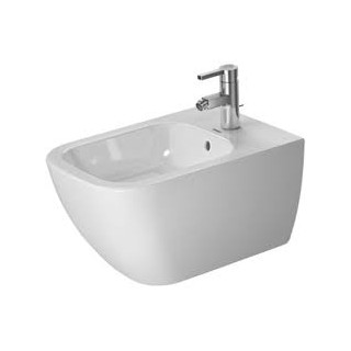 Bidet stojący, Duravit Happy D.2, 365x570, 1-otworowy, Biały Alpin WonderGliss- sanitbuy.pl