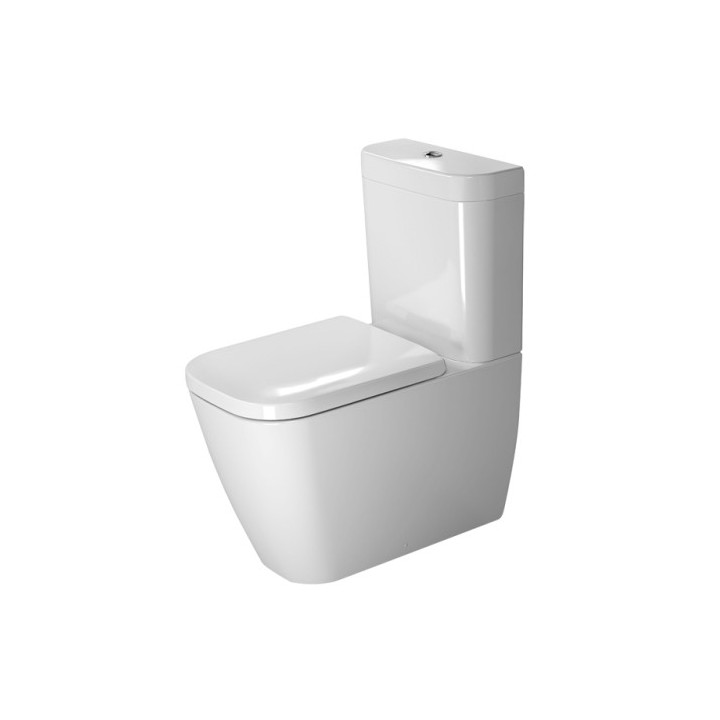 Miska toaletowa stojąca, Duravit Happy D.2, bez spłuczki, Biały Alpin- sanitbuy.pl