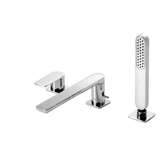 Bateria wannowa Loft - Tres, wylewka 220 mm- sanitbuy.pl