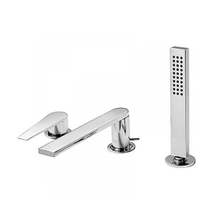 Bateria wannowa Class - Tres, 3 - otworowa, wylewka 180 mm- sanitbuy.pl