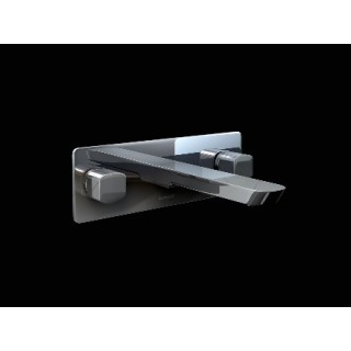 Bateria umywalkowa Kohlman Foxal  ścienna podtynkowa 3-otworowa- sanitbuy.pl