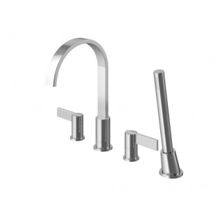 Bateria wannowa Kohlman Dexame 4 otworowa- sanitbuy.pl