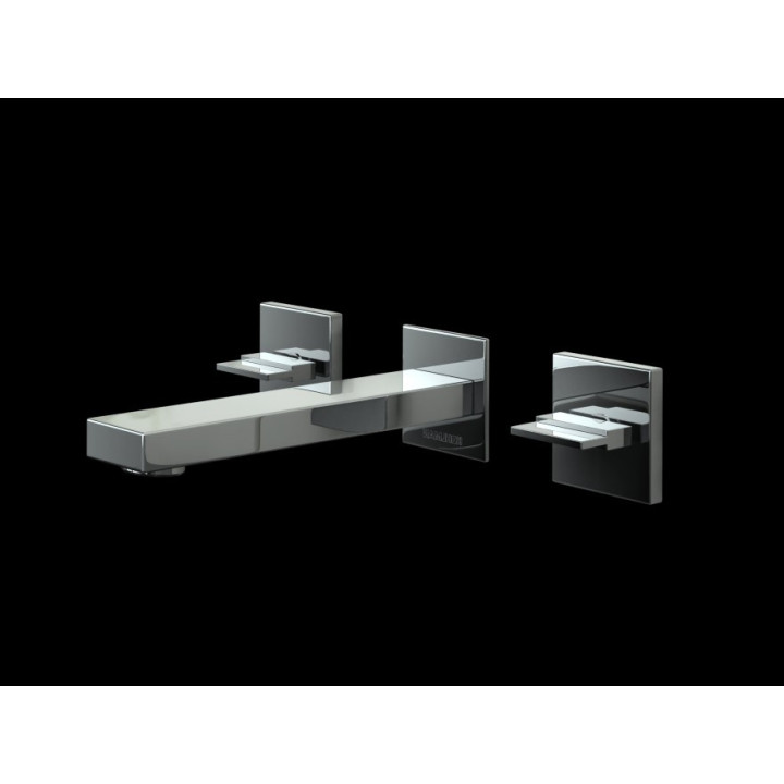 Bateria umywalkowa Kohlman Excelent ścienna podtynkowa 3-otworowa- sanitbuy.pl