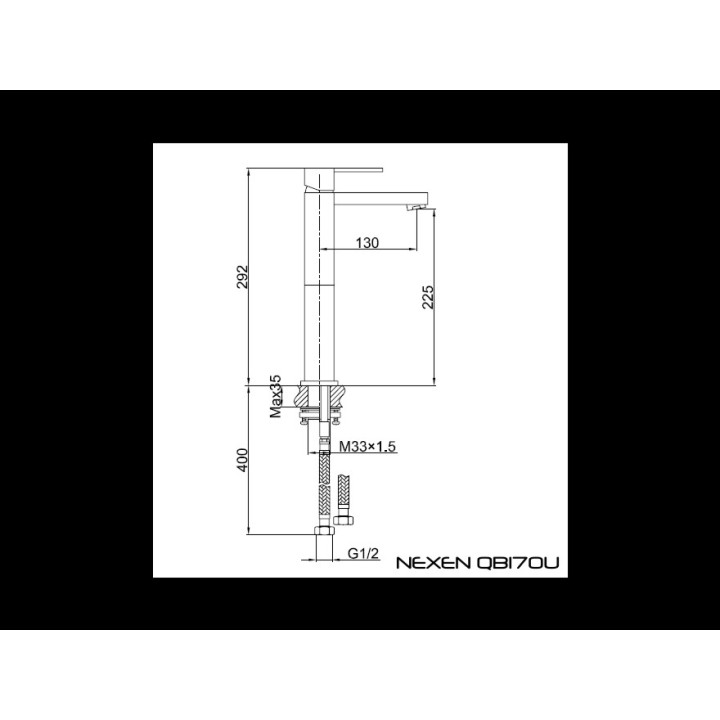 Bateria umywalkowa Kohlman Nexen wysoka- sanitbuy.pl
