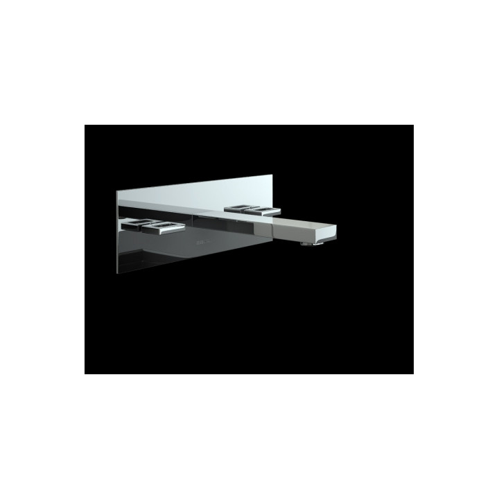 Bateria umywalkowa Kohlman Nexen  ścienna podtynkowa 3-otworowa- sanitbuy.pl