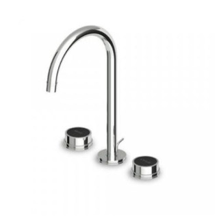 Bateria umywalkowa stojąca Zucchetti  Savoy 3- otworowa, wysoka- sanitbuy.pl