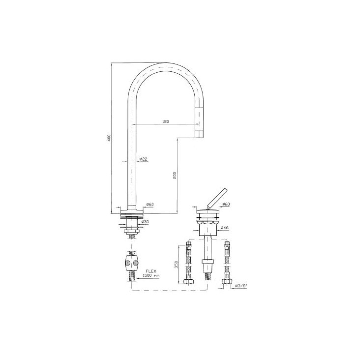 Bateria Zucchetti Isy kuchenna- sanitbuy.pl