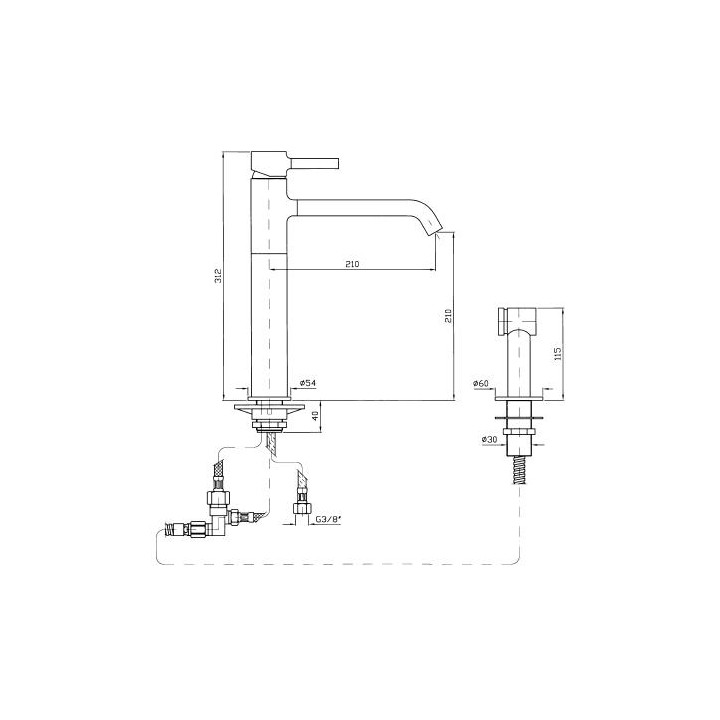 Bateria Zucchetti Pan kuchenna- sanitbuy.pl