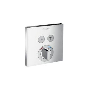 Bateria prysznicowa  termostatyczna Hansgrohe  ShowerSelect, podtynkowa, element zewnętrzny- sanitbuy.pl