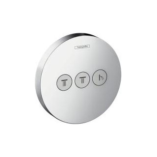 Zawór odcinajacy Hansgrohe  ShowerSelect S dla 3-odbiorników, podtynkowy, element zewnętrzny- sanitbuy.pl