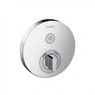 Bateria prysznicowa  termostatyczna Hansgrohe  ShowerSelect S, podtynkowa dla 1 odbiornika, element zewnętrzny- sanitbuy.pl
