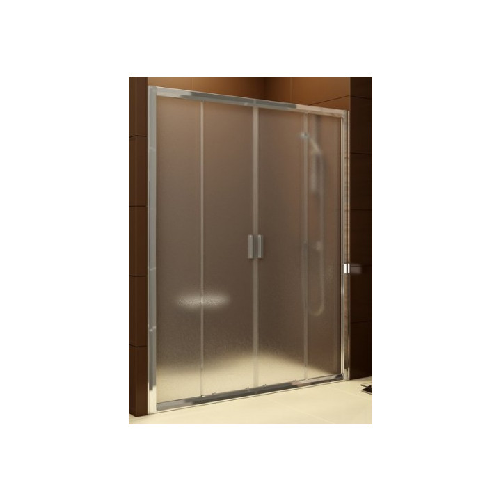 Drzwi prysznicowe BLDP4 170 Ravak Blix, satyna + grape- sanitbuy.pl