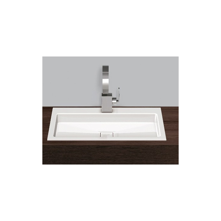 Umywalka Alape EB.RE700H.2 wpuszczana w blat  700x460 mm- sanitbuy.pl