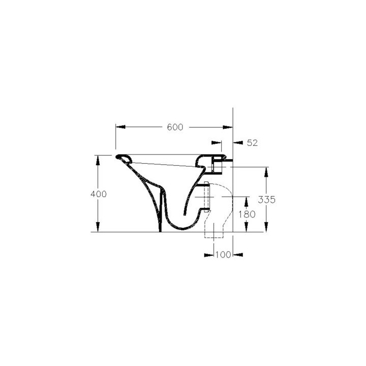 Miska Hatria Sculture stojąca- sanitbuy.pl