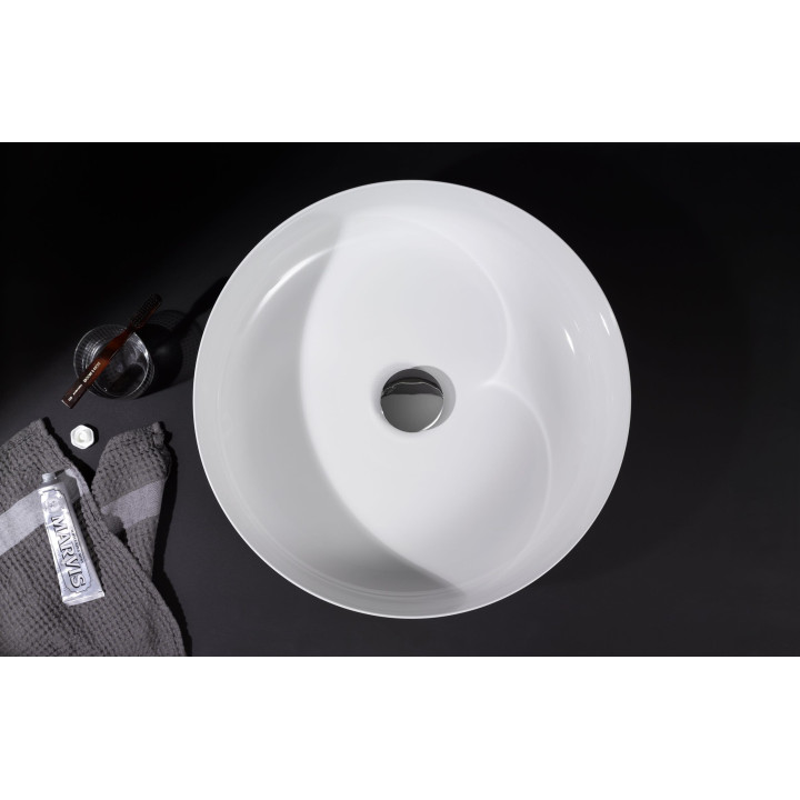 Umywalka Alape AB.KE375 wysoka stawiana na blacie Ø 375 mm- sanitbuy.pl