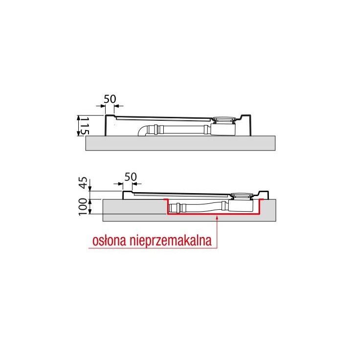 Brodzik Novellini New Olympic 80x80 cm, wys. 11  cm- sanitbuy.pl