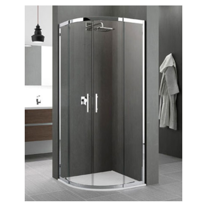 Kabina Novellini Zephyros R drzwi przesuwane w komplcie z brodzikiem akrylowym 80x80 cm- sanitbuy.pl